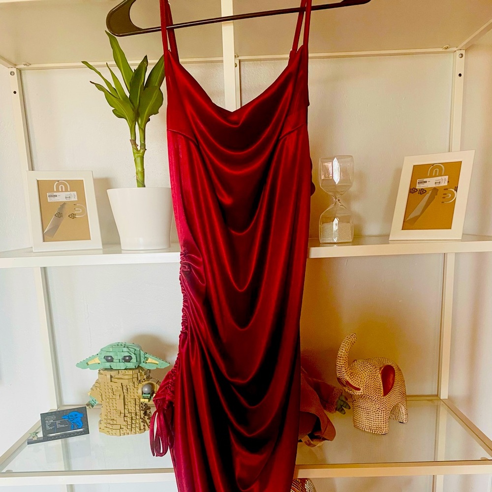 Red dress